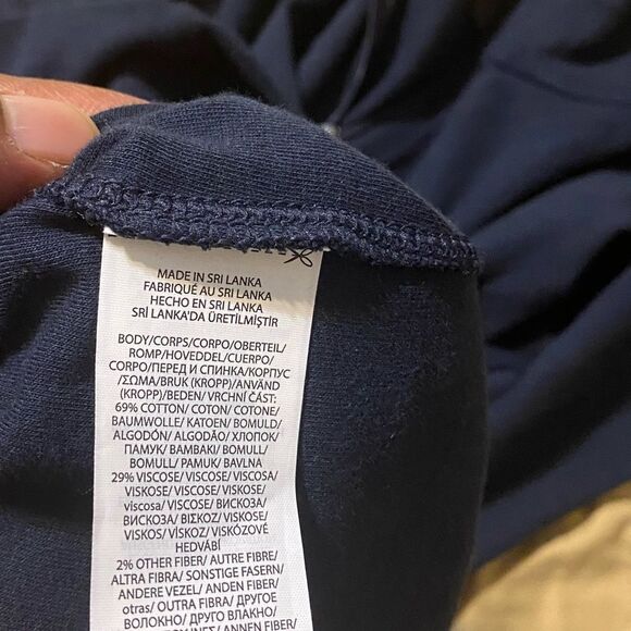 Polo Ralph Lauren Sweater Mens XL Navy 1/4 Zip Pullover Cotton/Viscose Casual - Picture 4 of 8